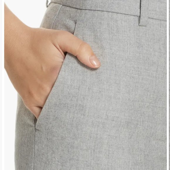 Theory Treeca grey flannel size 8 NWT - Picture 2 of 3